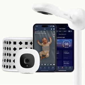 Nanit Baby Monitor System with Wall Mount and Breathing Band